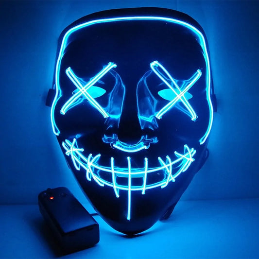 LED Deadeye Halloween Mask