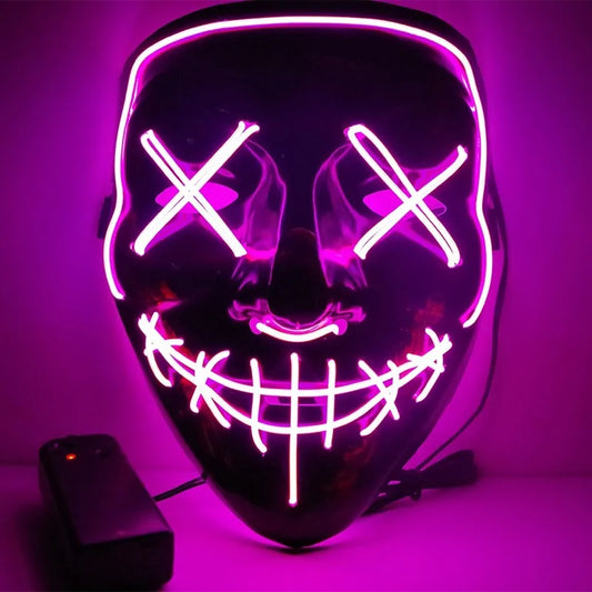 LED Deadeye Halloween Mask