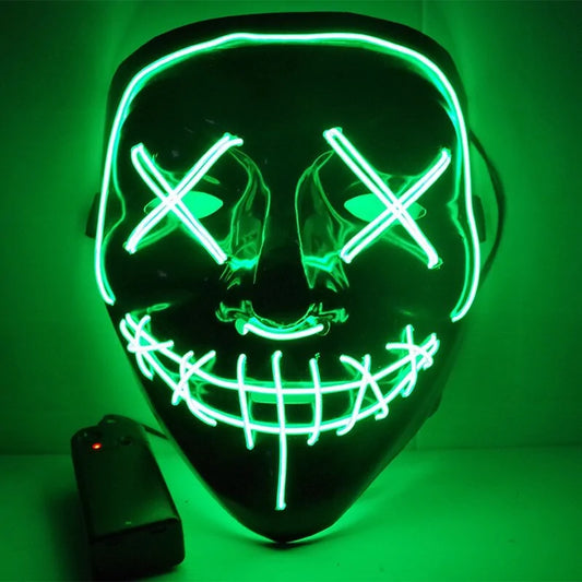 LED Deadeye Halloween Mask