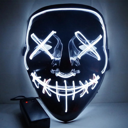 LED Deadeye Halloween Mask