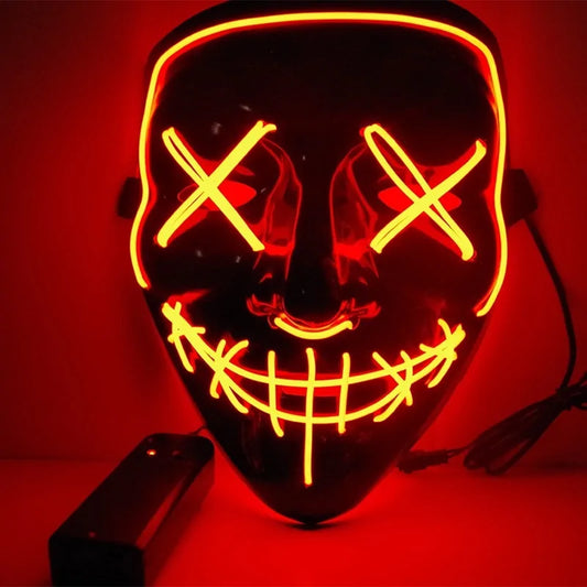 LED Deadeye Halloween Mask