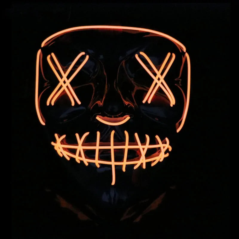 LED Deadeye Halloween Mask